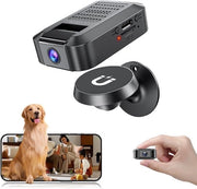 Camera WiFi 4K HD per App con Rilevamento Movimento - Esterno con Visione Notturna e Registrazione Video per Ufficio - Installazione Facile con Magnetismo - 32G