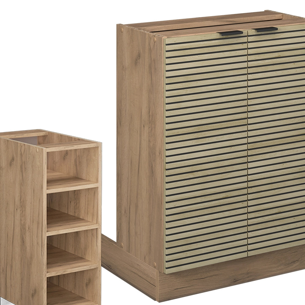 Isola cucina Fame-Line Pannello in quercia/Rovere dorato 90 cm senza piano di lavoro Vicco