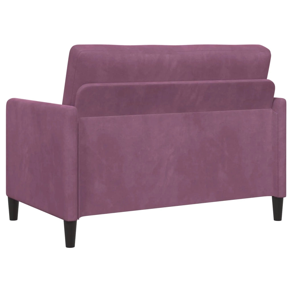 Set di Divani con Storage 2 pz Viola Poliestere 3429175