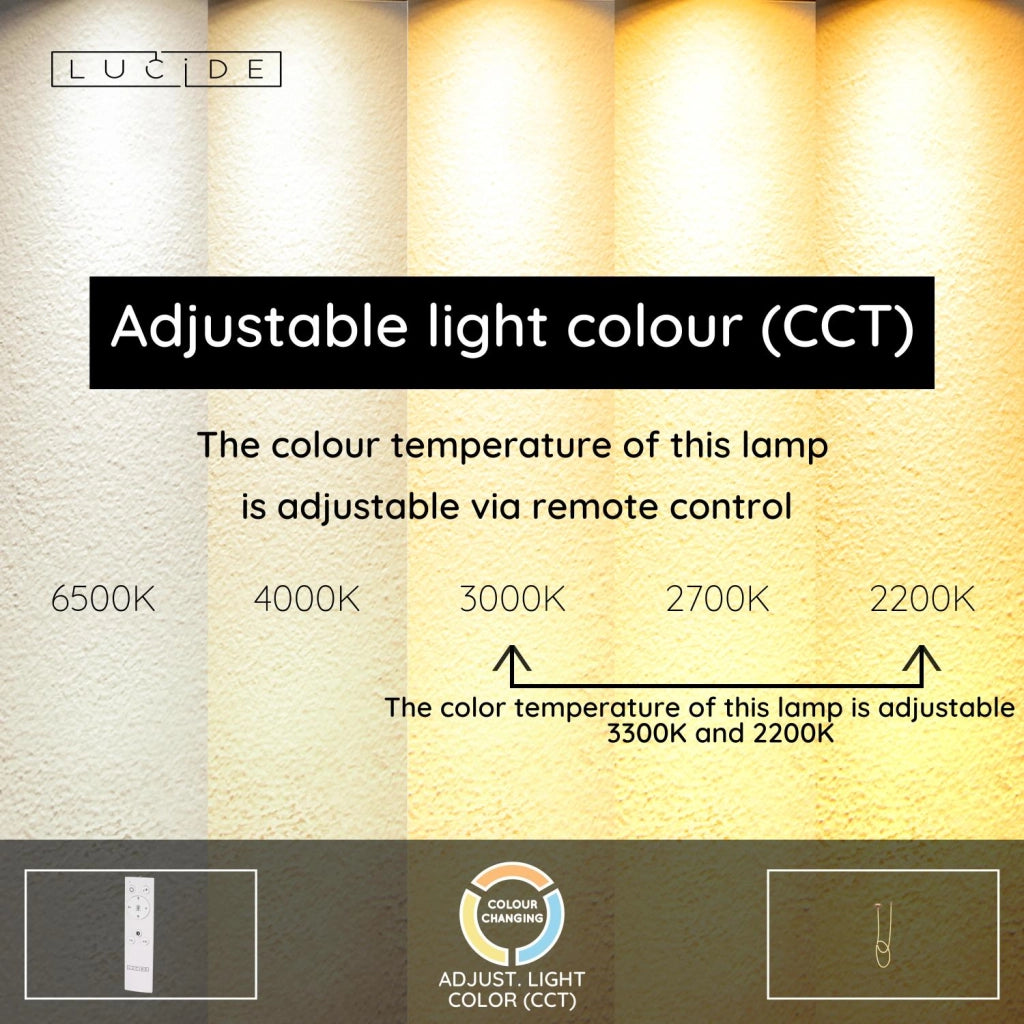 Lampada da soffitto LED JANDERIN champagne Lucide