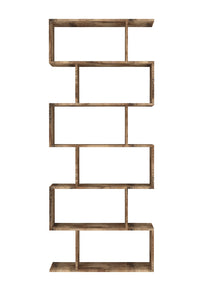 Libreria Moderana 80x24,6x191,8 cm Calli Acero Pereira