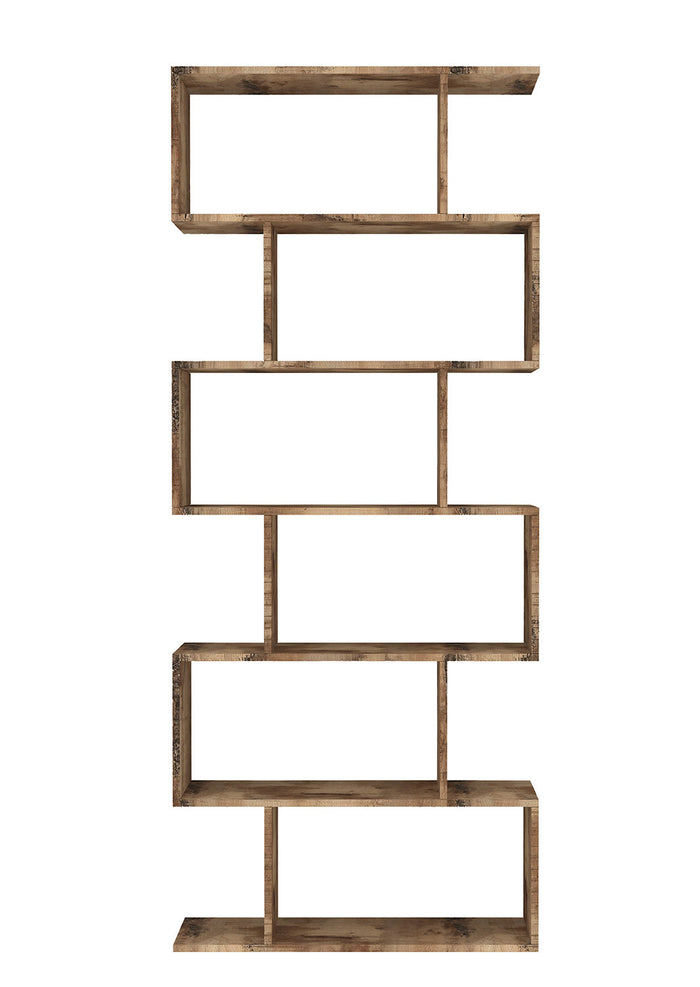 Libreria Moderana 80x24,6x191,8 cm Calli Acero Pereira