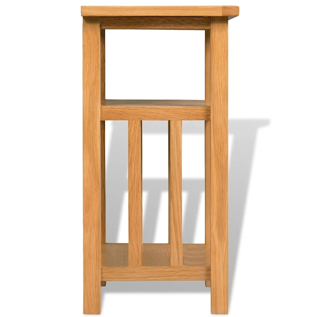 Tavolino da salotto | Tavolino da caff¨¨ | Tavolino da Soggiorno con Ripiano 27x35x55 cm Massello di Rovere