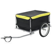 Rimorchio per bicicletta 65 kg nero e giallo 02_0004494