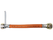 TUBO FLESSIBILE IN GOMMA PER CENTRALINE GAS CON CHIAVE Attacco 1/2 FF  cm. 50 6.00 pz