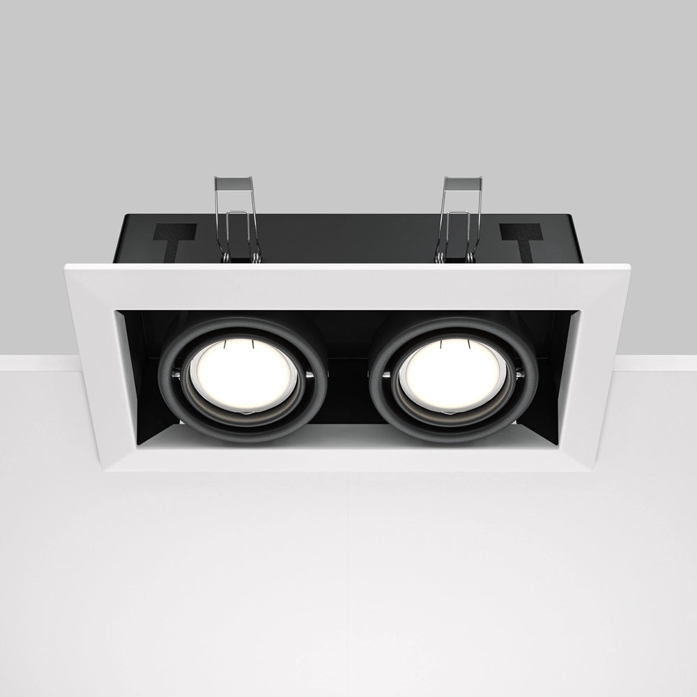 Faretto incasso soffitto Maytoni DL008-2-02-W 2xGU10 bianco