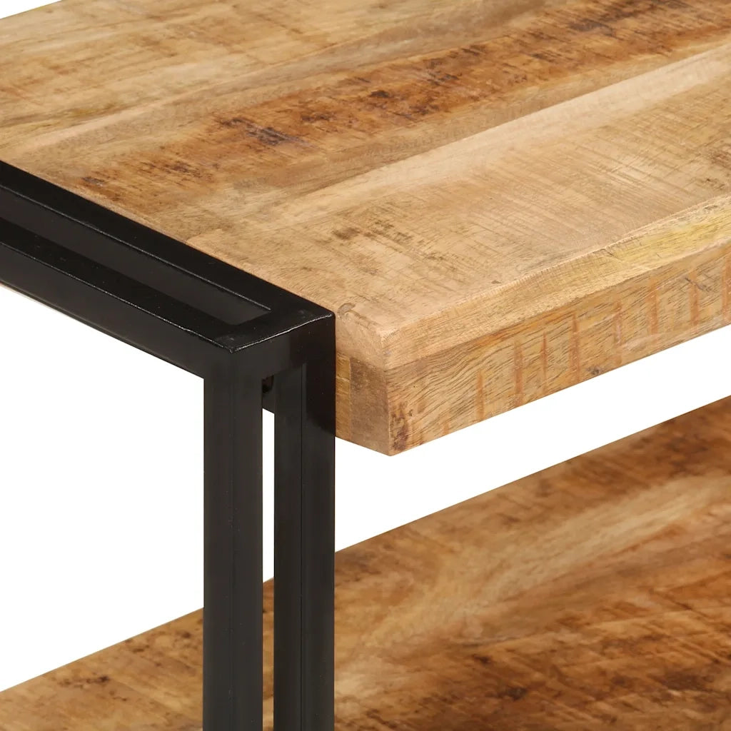Mobile Porta TV-Mobile per TV-Credenza TV 200x30x40 cm in Legno Massello di Mango