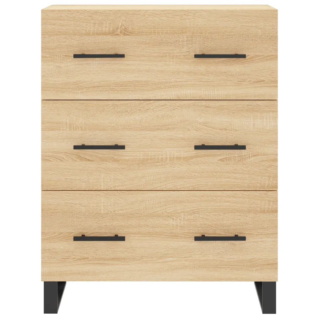 Credenza Rovere Sonoma 69,5x34x180 cm in Legno Multistrato 3195870
