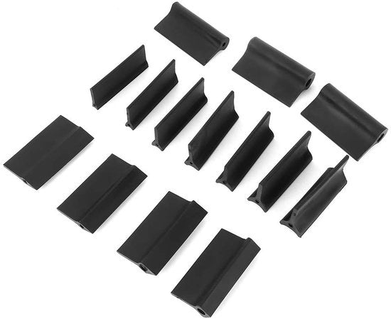 Set di abrasivi a 14 pezzi - Gomma - Carta abrasiva - Striscia di pulitura - Flessibile - Facile da utilizzare - Strumenti per raschiare