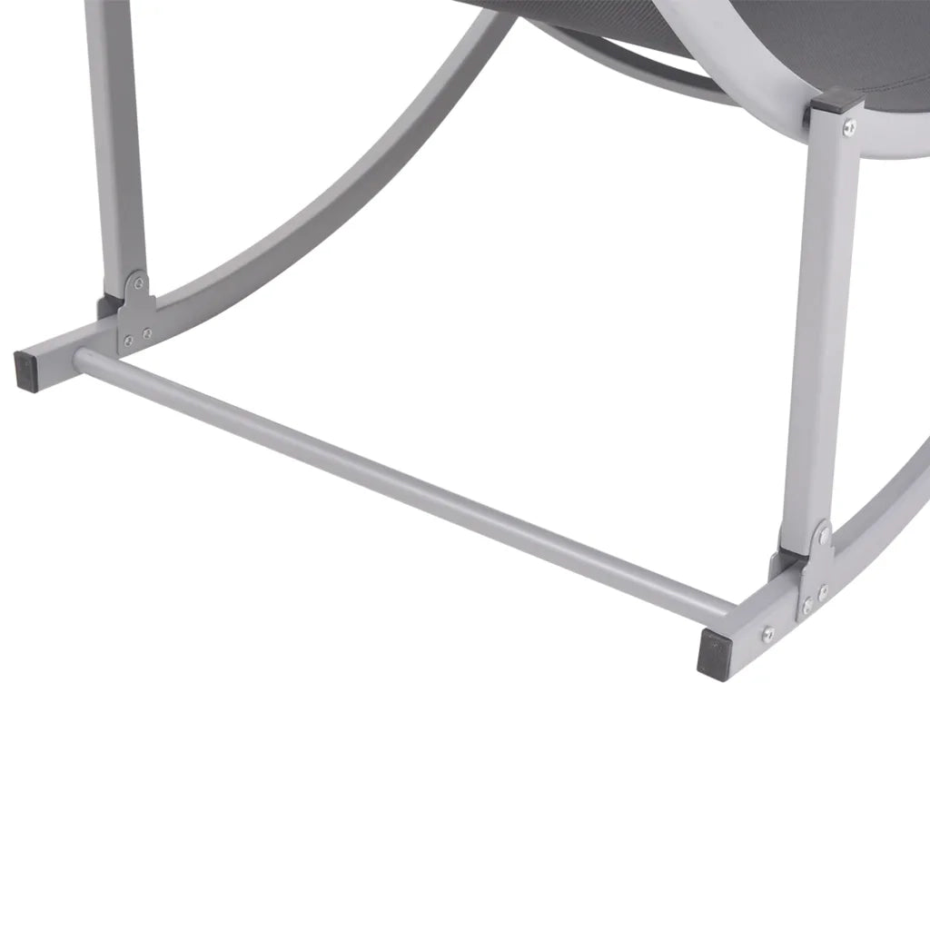 Lettini da Sole Pieghevoli 2 pz in Alluminio e Textilene cod mxl 6551