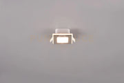 NIMBUS FARETTO DA INCASSO LED  5W 450lm, 3000K QUADRATO BORDO CROMATO ACCENSIONI SEPARATE 8,5CM X 8,5CM