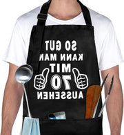 Cucina Versatile con 3 Tasche - Regalo di Compleanno Divertente - Grembiule da Cucina Impermeabile per Uomini e Donne