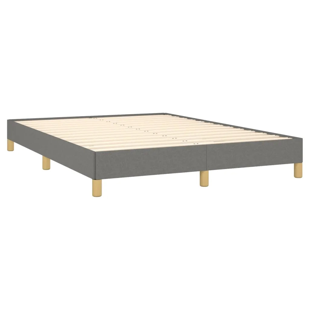 Giroletto senza Materasso Grigio Scuro 140x190 cm Tessuto 346811
