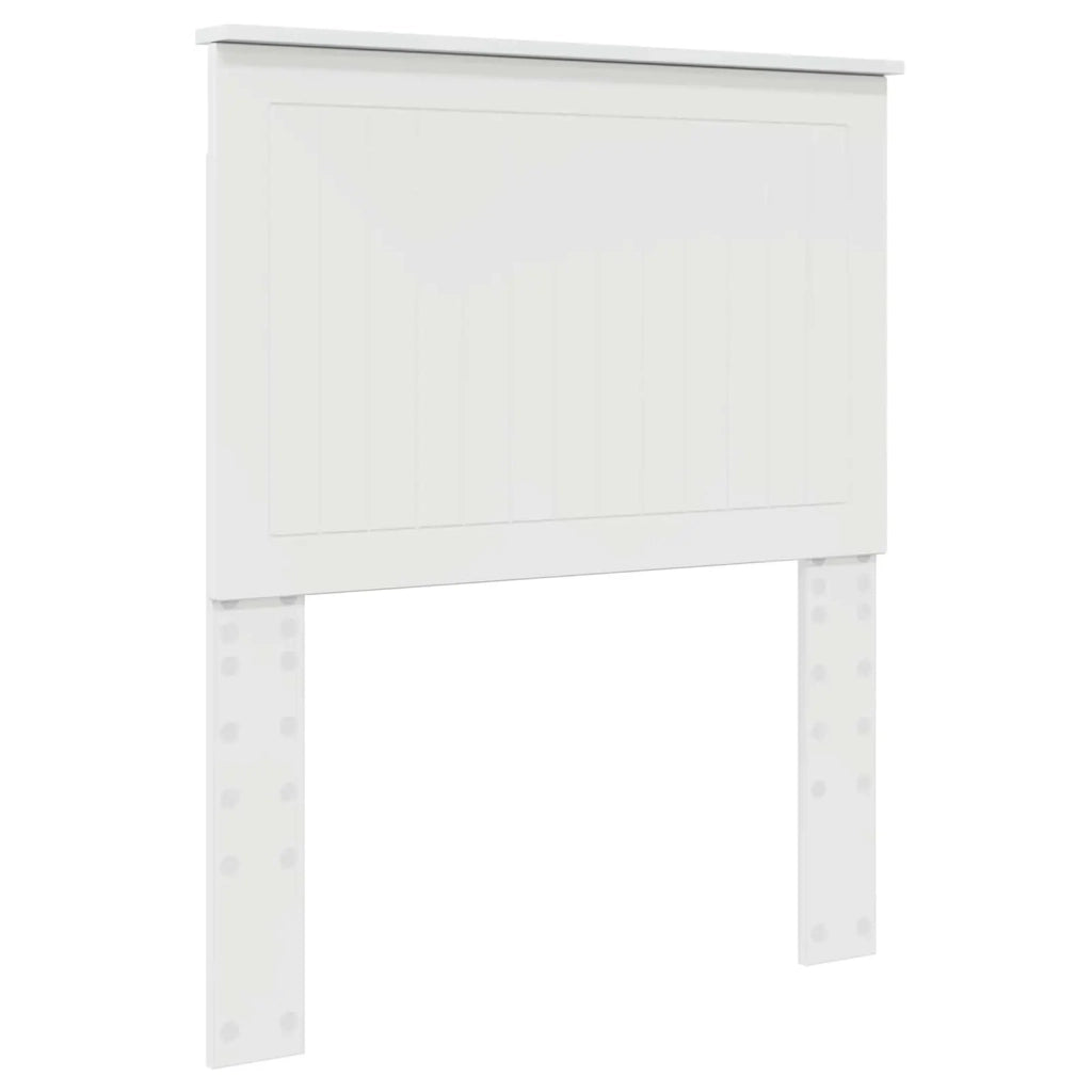 Testiera con testiera Bianco Lucido 80 cm Legno multistrato 887818