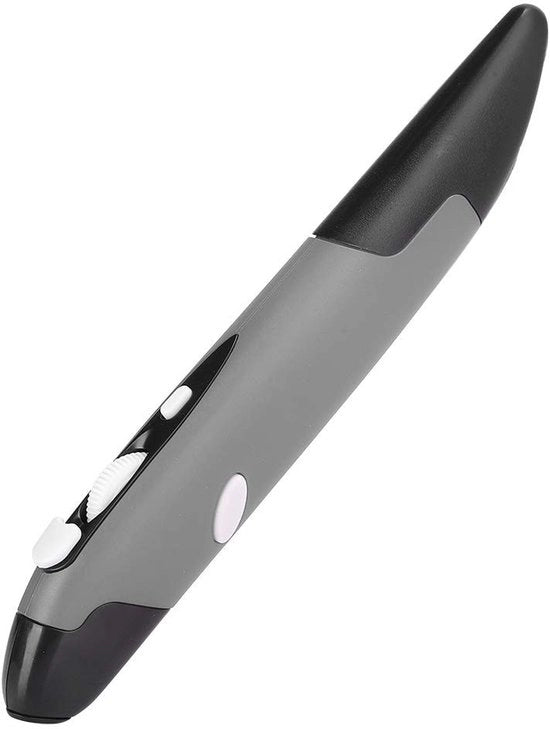 Penna Stylus - Penne Ottiche Senza Fili - Design Ergonomico - 800/1200/1600 DPI - 4 Tasti - Formato Compatto e Senza Batterie - Penna Ottica