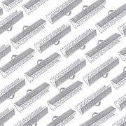 Slotti in metallo 100 pezzi - 25 mm - Argentato - Collane/Bracciali - Creazione/Decorazione di gioielli/Riparazione