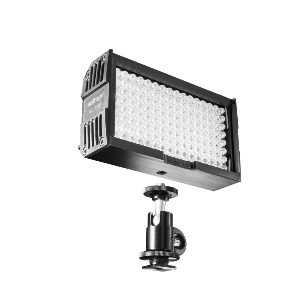 128 Daylight Luce LED video continua per fotocamera, illuminazione dimmerabile con batteria e diffusore, per streaming studio fotografico