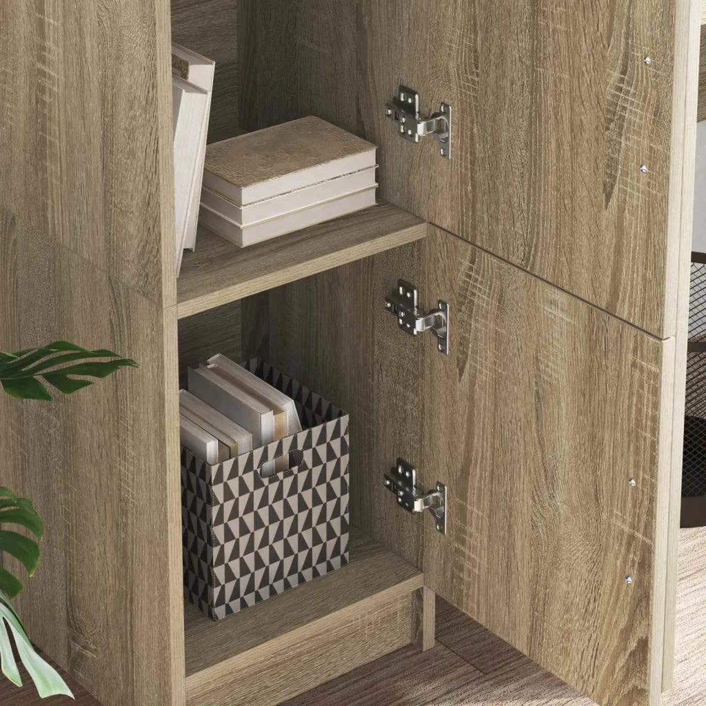 Credenza | Madia | Buffet da pranzo | Armadio da pranzo Rovere Sonoma 31.5 x 32 x 122.5 cm