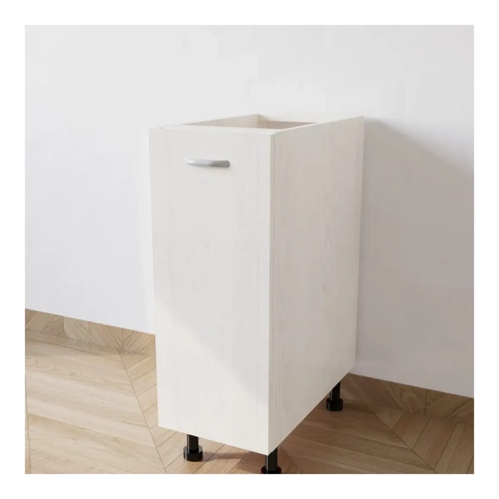 Calandrelli Base Cucina L 40 P 55,5 H 72 cm Larice Bianco 1 Anta