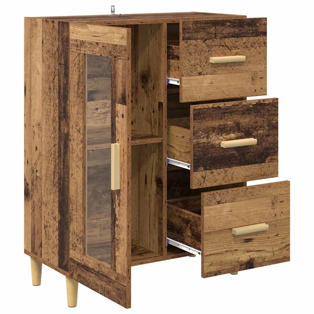 Credenza-Buffet-Armadio da cucina Legno vecchio 69,5 x 34 x 90 cm Legno multistrato 811247