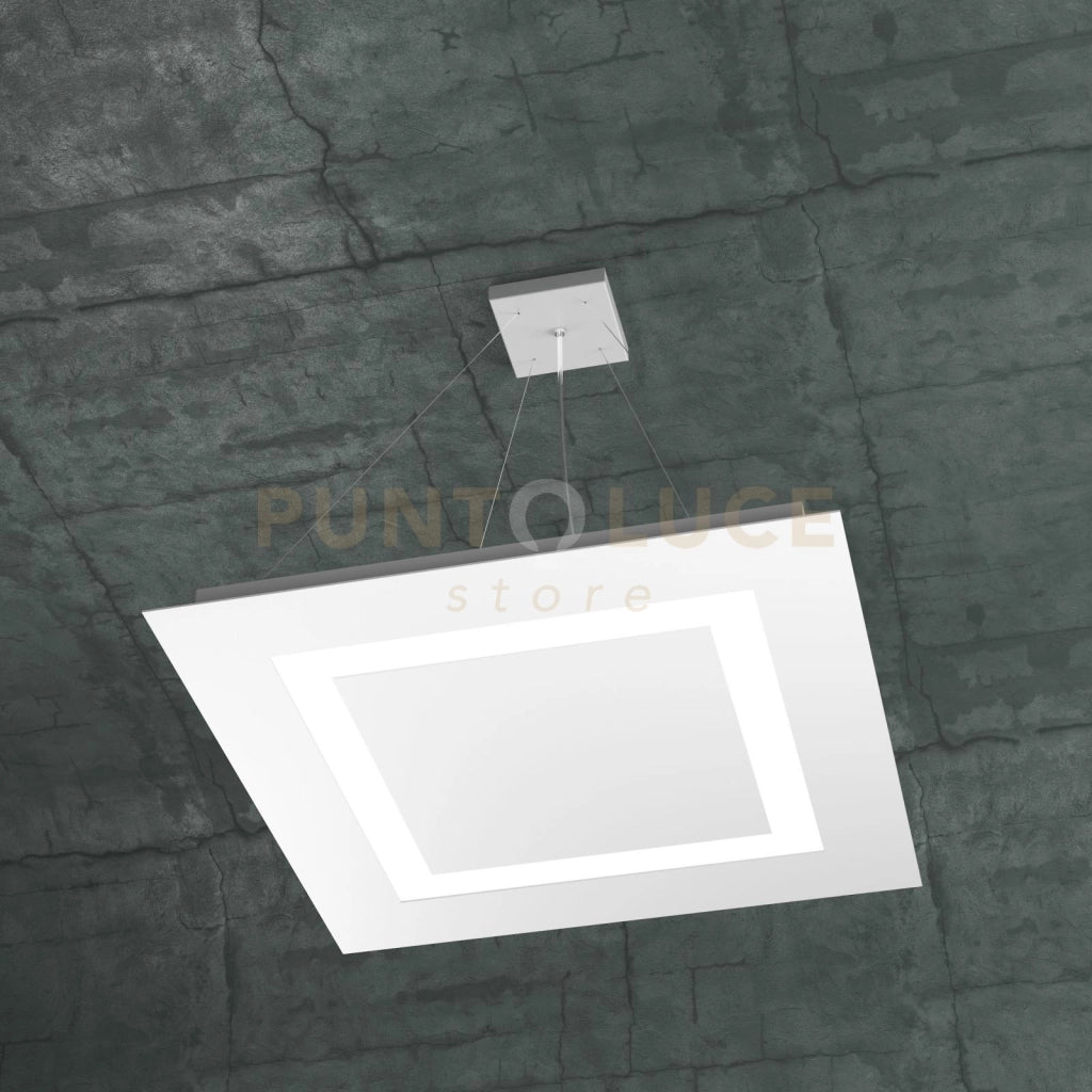 CARPET SOSPENSIONE 60X60 4+1 LUCI BIEMISSIONE BIANCO 1137-S60+1-BI