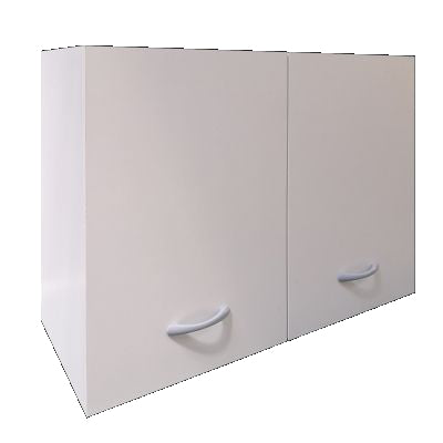 Pensile Cucina Doppia Anta 80x33x60A cm in Nobilitato Bianco Opaco