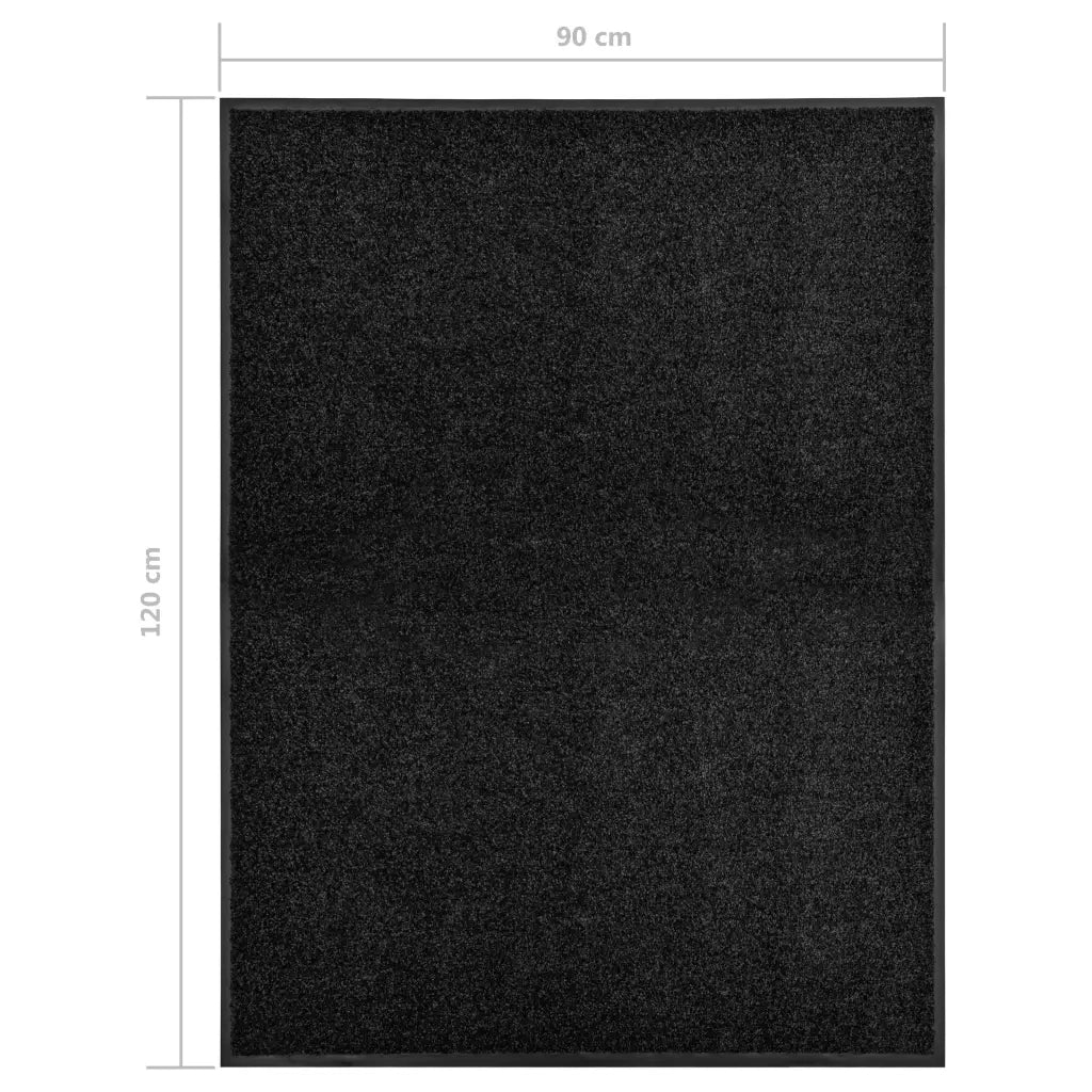 Zerbino Lavabile Nero 90x120 cm cod mxl 51315