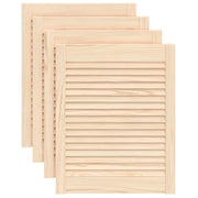 Ante con Design a Lamelle 4 pz 61,5x49,4 cm in Legno di Pino CFW6579657