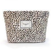 Borsa Cosmetici con Disegno di Leopardo - Borsa di Cosmesi Grande - Borsa Pratica - Design di Tendenza - Finitura di Alta Qualità - Dimensioni 26 x 18 x 5 cm