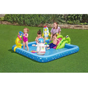 Trade Shop - Play Center Piccolo Astronauta Gonfiabile 228x206x84 Cm Piscina Giardino 53126 -
