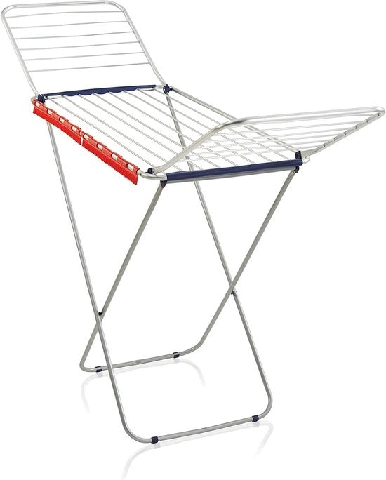 Droogrek Stante Classico Siena 200 Easy - Robusto droogrek per interni e esterni - Asciugapannelli con lunghezza di asciugatura 20 m - Per 2 carichi di lavatrice - Con accessori