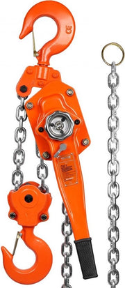 Takel in acciaio 6T carico di sollevamento katroltakel 2,8 m altezza di sollevamento Takel a hefboom Ф10x30 mm catena Takel 340N di trazione Trattore pesante doppio palo catena Takel