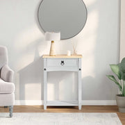 Tavolo Consolle Bianco 55 x 35 x 73 cm Pino massello 42024942