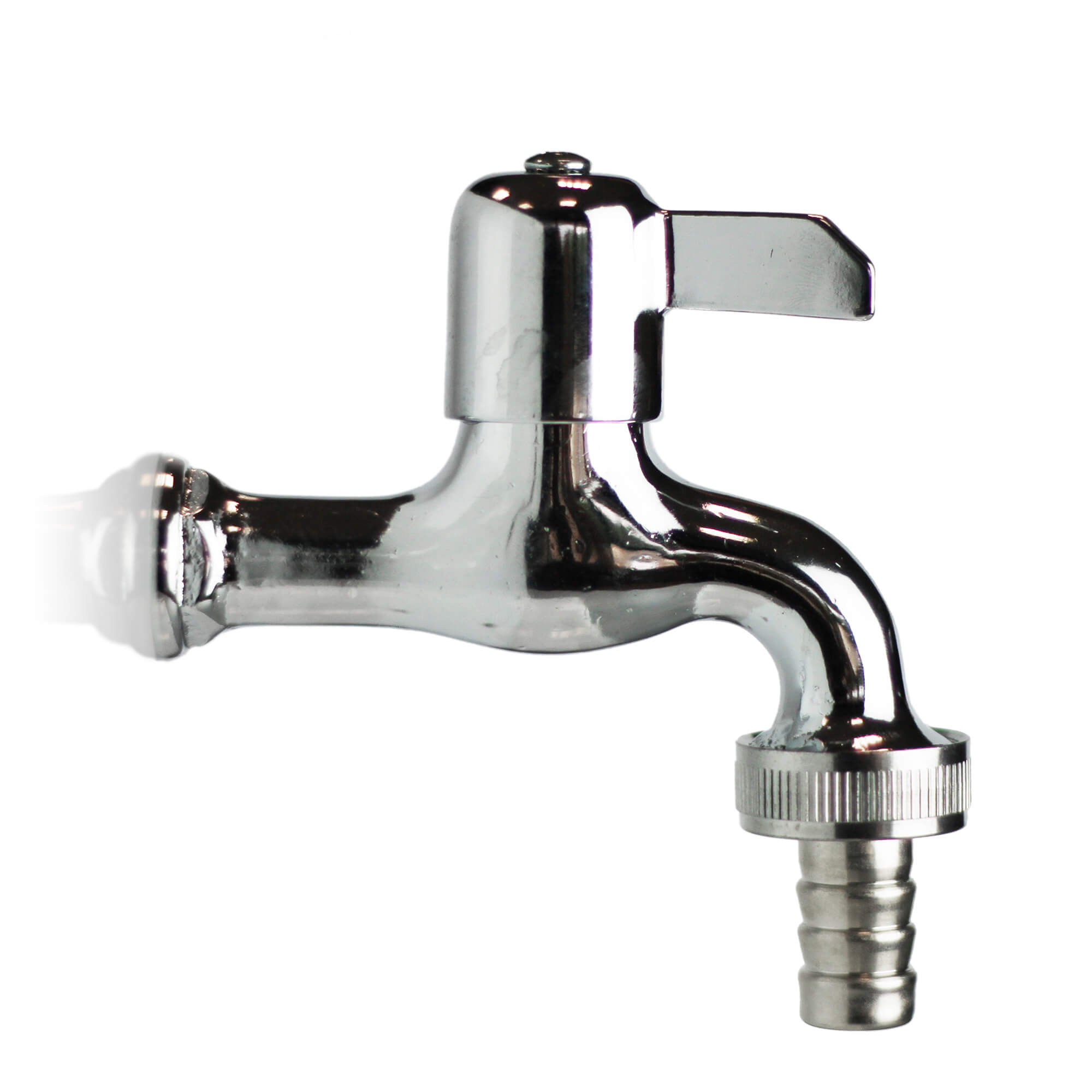 Rubinetto per Fontana da Giardino 10 cm R24/C Ottone Cromato