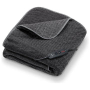 Beurer, Coperta Riscaldante, 180 x 130 cm, Traspirante, Grigio Scuro, HD 65
