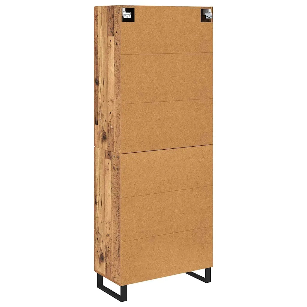 Credenza con cassetto 2 pcs Legno vecchio 69,5 x 34 x 180 cm 3415787
