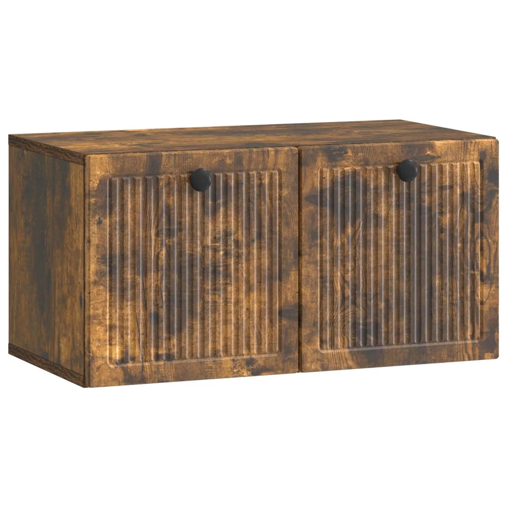 Mobile Porta TV da Muro Rovere Fumo 59,5 x 31 x 30 cm 898030