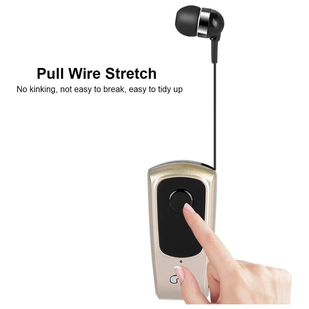 Trade Shop - Auricolare Wireless Altoparlante Bluetooth 5.1 Musica Stereo Retrattile Q-he626 -