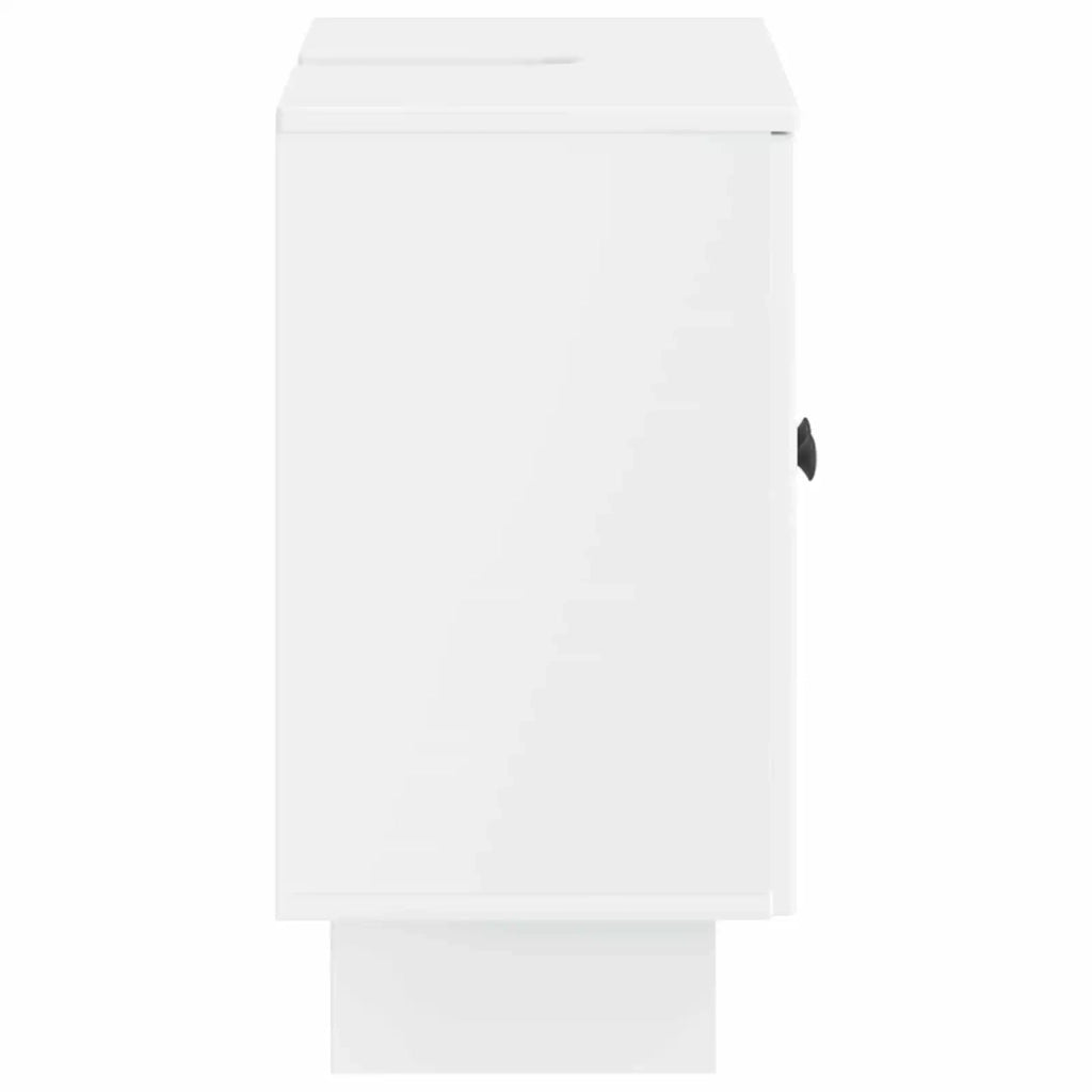 Armadio per Lavabo da Bagno EDE Bianco Lucido 895909