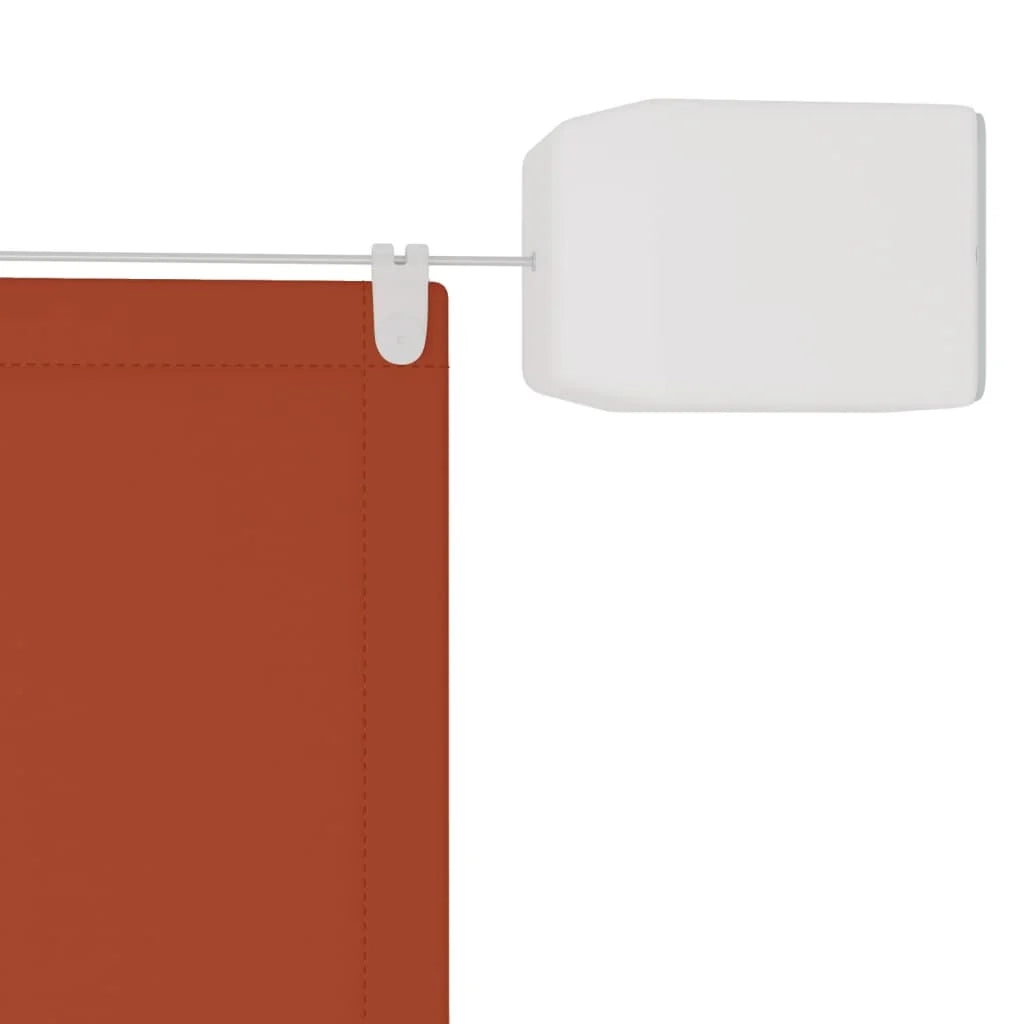 Tenda da sole verticale 140x600 cm tessuto oxford arancione 02_0007662
