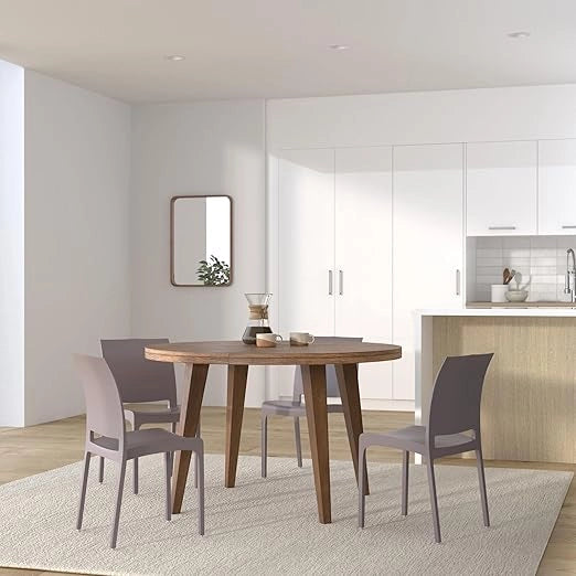 SEDIA IN POLIPROPILENE 'VOLGA' beige taupe  - BICA
