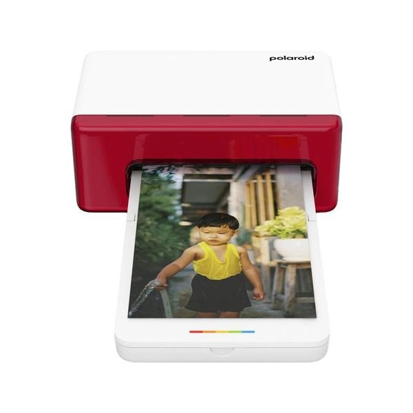 Stampante fotografica polaroid 9165 hi print 4x6 white e red