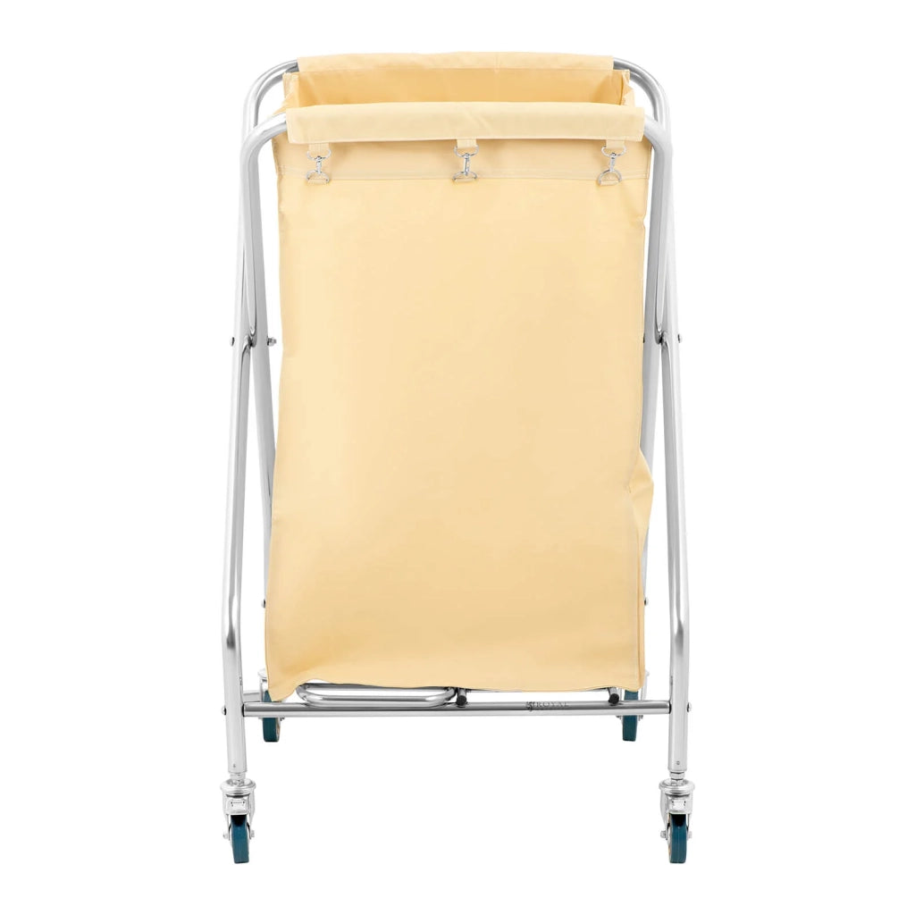 Carrello portabiancheria con ruote (200 litri, 4 ruote in gomma scorrevole, 2 ruote con freno di stazionamento, borsa trolley in poliuretano) 14_0004377
