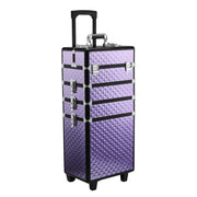 Valigetta Trucco Professionale ¨C Zephmum ¨C Viola 33.5x23x76/95.5cm