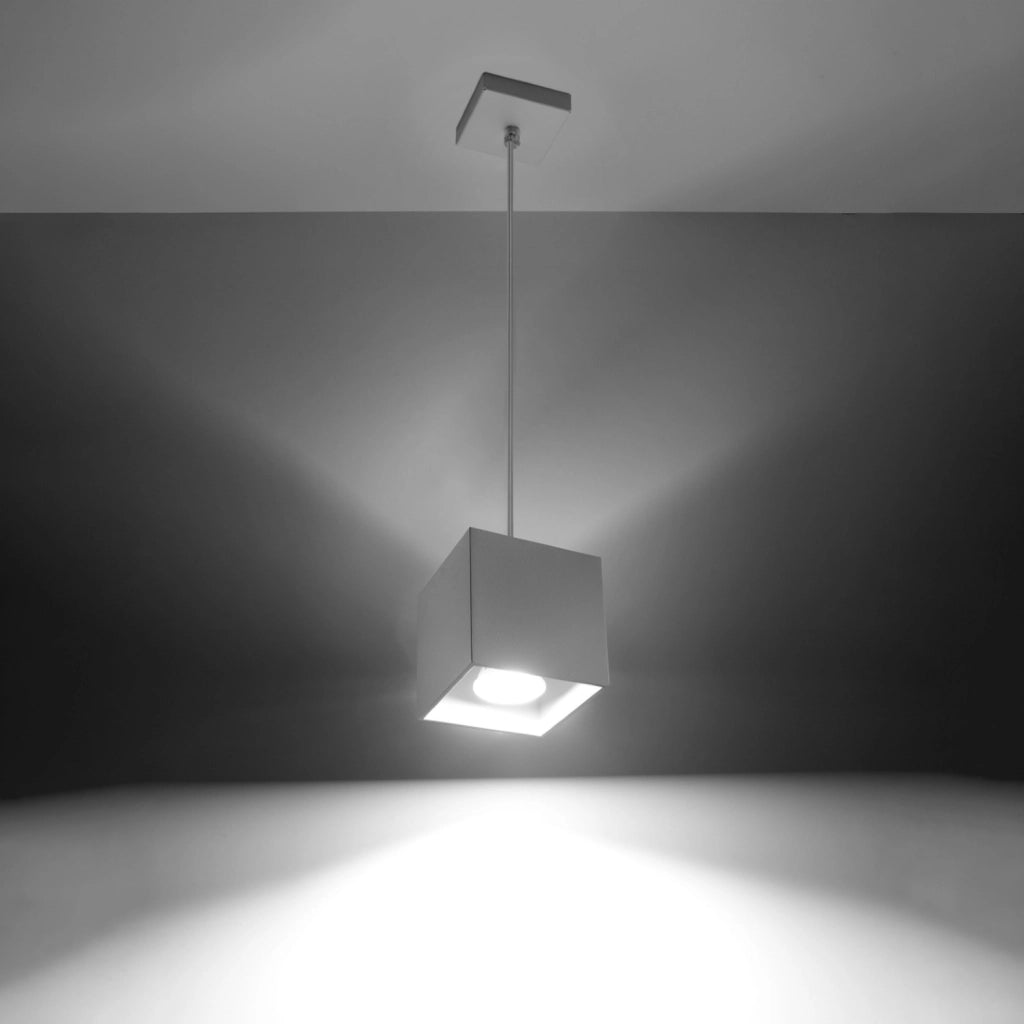 Lampada a sospensione QUAD 1 bianco