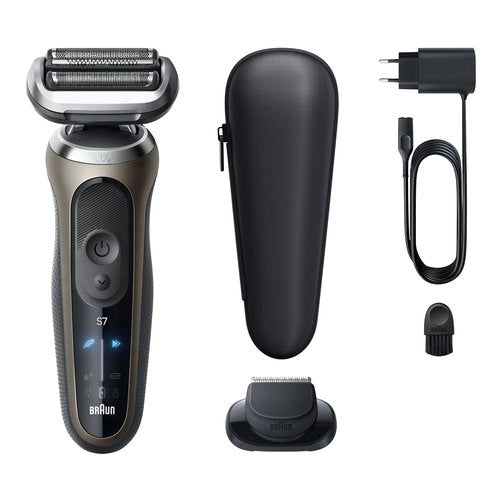 Braun series 7 rasoio elettrico, +1 accessorio, 72-c1200s, oro - 72 C1200S