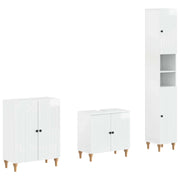 Set di armadietti da bagno in 3 pezzi ALKMAAR Bianco Lucido 3417427