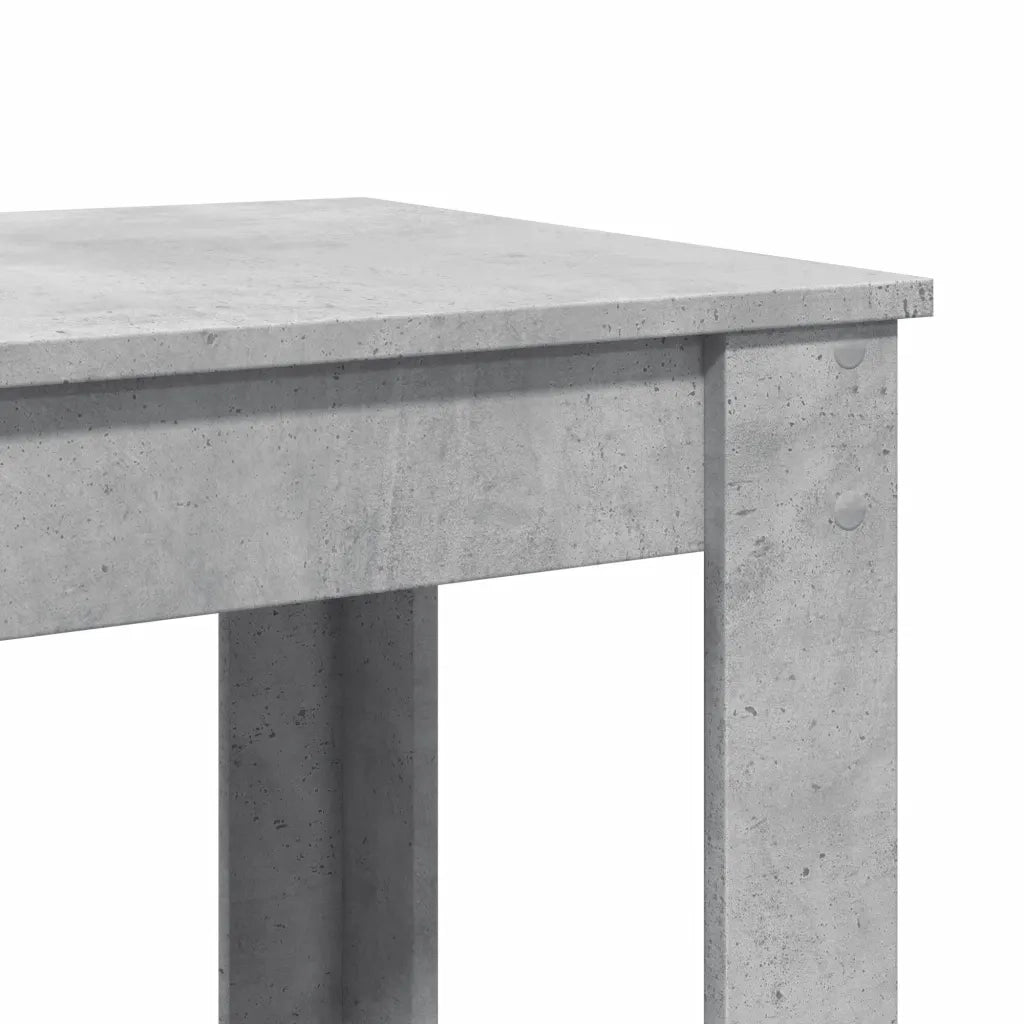 vidaXL Tavolo da Bar Grigio Cemento 102x50x103,5 cm Legno Multistrato