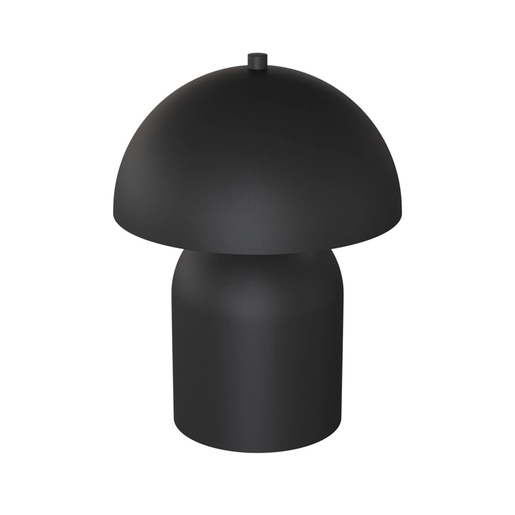 Lampada Da Tavolo Moderna Hera Acciaio Nero 2 Luci G9 Ip20