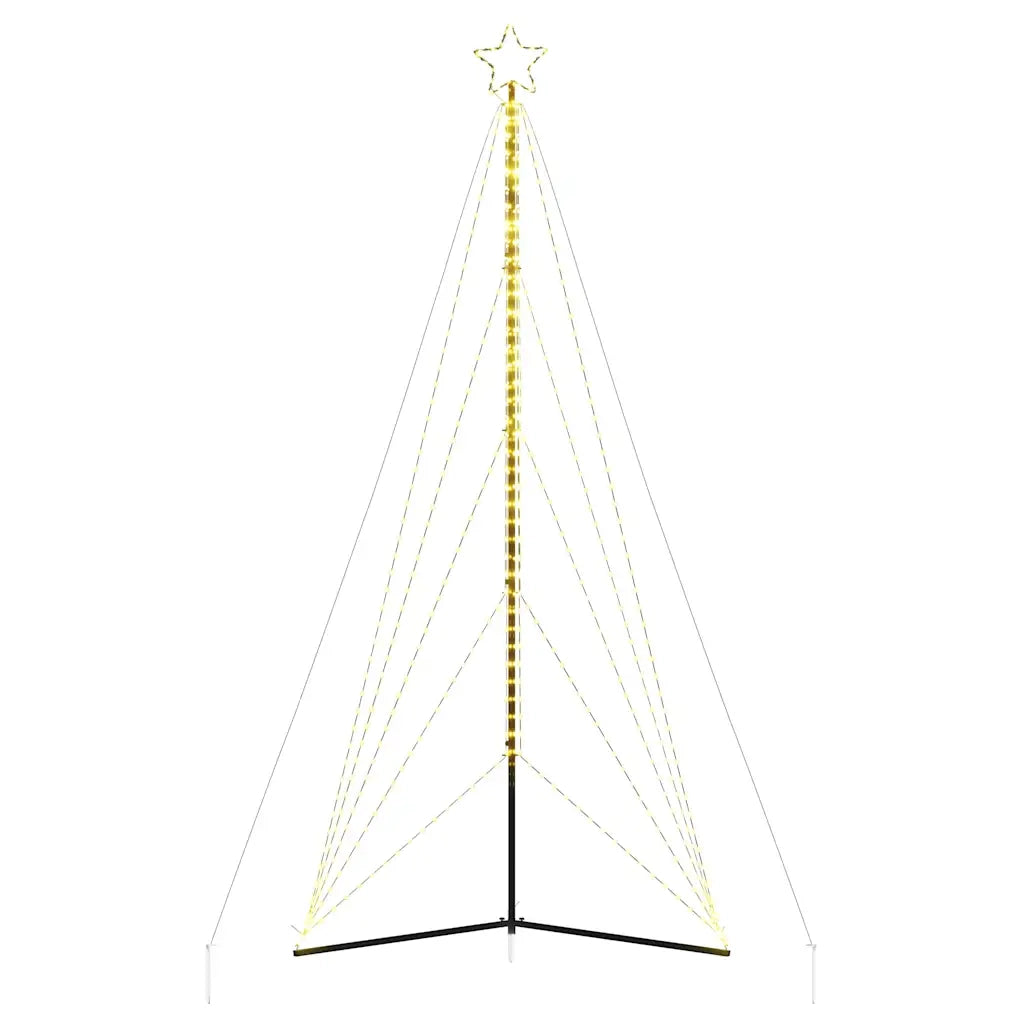 Albero di Natale a LED 615 LED Bianco Caldo 404,5 cm